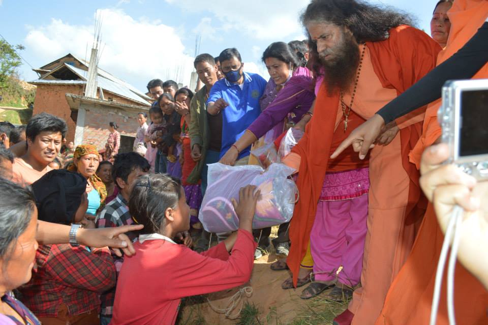 Pujya Swamiji in Nepal (3)
